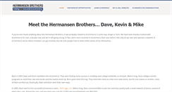 Desktop Screenshot of hermansenbrothers.com