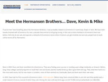 Tablet Screenshot of hermansenbrothers.com